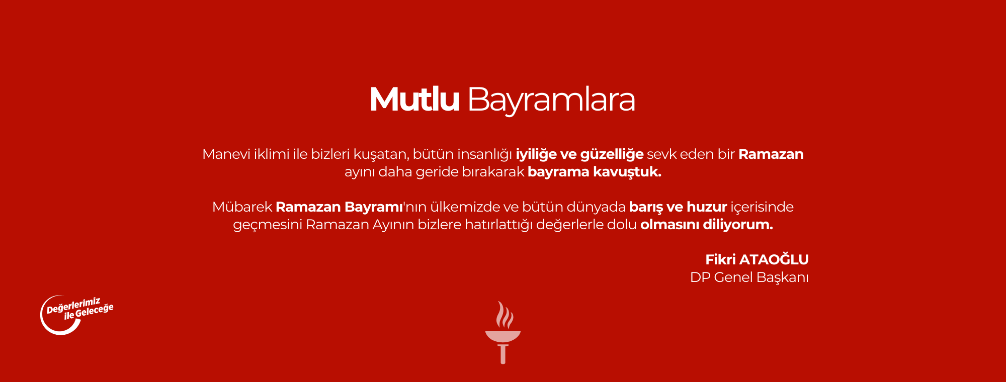 Bayram Mesajı